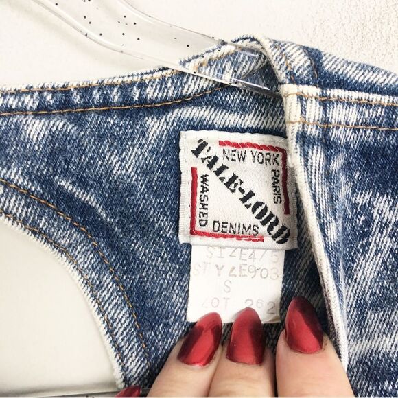 TALE-LORD | VINTAGE Bodycon Stretch Denim Dress Back Cutout Women’s Size 4/5 - Picture 5 of 11